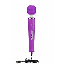 Фиолетовый вибромассажер, работающий от сети Ultra Twizzle Trigger USB Plug - 31,5 см. 
Ultra Twizzle Trigger подойдет трeбовательному пользователю, и вам не понадобятся батарейки.