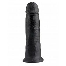 Чёрный фаллос-гигант 10  Cock - 26,4 см. 
У фаллоимитатора COCK есть все данные, чтобы удивить вас, покорить и стать любимой секс-игрушкой.