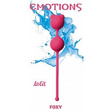 Розовые вагинальные шарики Emotions Foxy 
Вагинальные шарики Foxy легко и приятно использовать для интенсивной тренировки влагалища и массажа внутренних областей малого таза.