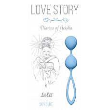 Голубые вагинальные шарики Diaries of a Geisha 
Парные вагинальные шарики станут надежным «тренером» для женщин, желающих вернуть вагинальным мышцам былые упругость и эластичность.
