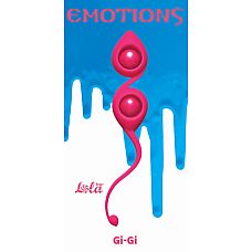 Вагинальные шарики Emotions Gi-Gi Pink 4003-02Lola 
"Вагинальные шарики Gi-Gi из серии Emotions - это изысканные, гипоаллергенные шарики со смещенным центром тяжести, которые помогут Вам изучить свое тело и подготовить к незабываемым эмоциям с партнером.