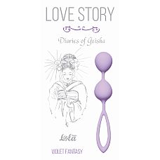 Вагинальные шарики Love Story Diaries of a Geisha Violet Fantasy 3005-05Lola 
"Парные вагинальные шарики станут надежным «тренером» для женщин, желающих вернуть вагинальным мышцам былые упругость и эластичность.