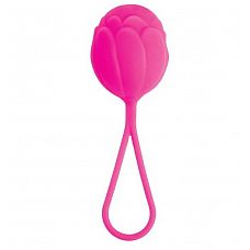 Розовый вагинальный шарик с петелькой для извлечения 
Розовый вагинальный шарик с петелькой для извлечения.