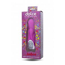 Розовый мини-вибратор Dolce Jaden - 12,5 см. 
Jaden   любимая игрушка для девушки любого возраста.