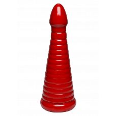 Стимулятор для ануса American B Rockeye, 28 см, Красный 
Огромная анальная игрушка с гордым названием "Американкая ракета".