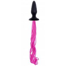 Анальная втулка с розовым хвостом Unicorne Tails 
Анальная пробка для возбуждающего и расслабляющего массажа интимных зон.