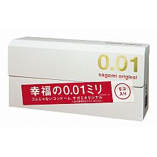 Супер тонкие презервативы Sagami Original 0.01 - 5 шт. 
Супер тонкие презервативы с силиконовой смазкой.