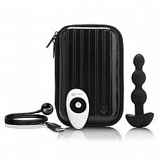  -  2  B-Vibe Triplet Anal Beads BLACK 
  -              .