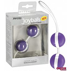Фиолетово-белые вагинальные шарики Joyballs Bicolored 
Фиолетово-белые вагинальные шарики Joyballs Bicolored.
