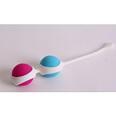 Вагинальные шарики с петелькой для извлечения 
Вагинальные шарики, розового и голубого цвета, из силикона.