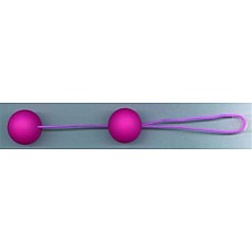 Веселый розовые вагинальные шарики Funky love ball (ToyJoy 9852) 
Вагинальные шарики яркого розового цвета со смещенным центром тяжести для укрепления мышечной  стенки влагалища.