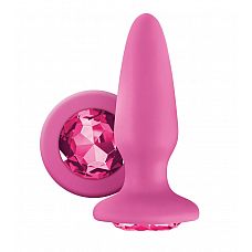 Розовая анальная пробка с розовым кристаллом Glams Pink Gem - 10,4 см. 
Розовая анальная пробка с розовым кристаллом Glams Pink Gem.