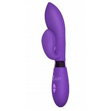 Фиолетовый вибратор Gina с клиторальным отростком - 20 см. 
Испытывать сексуальное влечение и удовлетворять эту потребность современным девушкам становится проще с вибратором Gina.