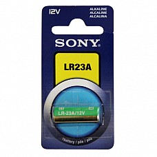Батарейка Sony А23 1 шт 
Алкалиновая батарейка Sony типа A23 c напряжением 12В.