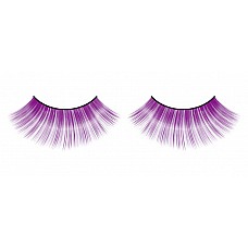 Ресницы фиолетовые 
Очаровательные веерообразные длинные и яркие ресницы ручной работы лилового цвета с необычным блеском.
