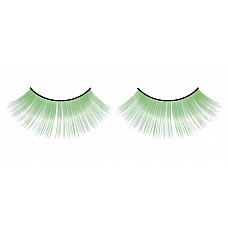 Ресницы зелёные длинные 
Очаровательные веерообразные длинные и дерзкие ресницы ручной работы светло-зеленого цвета с необычным блеском.