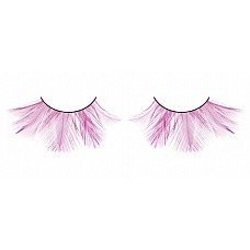 Ресницы розовые  перья 
Дерзкие и необычные ярко-розовые ресницы из мягких высококачественных перьев ручной обработки, очень пушистые.