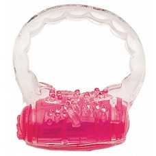 Прозрачное виброкольцо (Toyfa 818035-1) 
Во время вагинального секса вы можете ласкать клитор сексуальной партнерши, не прикасаясь к нему руками. Как? Фокуса здесь нет: нужно надеть на пенис это эластичное колечко. <br><br>
В розовой его части с шипами установлена вибропуля. Вибрация вкупе с касаниями шипов с легкостью приведут в напряжении клитор. Чем сильнее и чаще толчки, тем больше ласки достанется женщине! 

