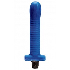 Синий многоскоростной вибратор (Dream toys 20138) 
Синий многоскоростной вибратор с 7 степенями вибрации, водонепроницаемый. Ребристый рельеф и утолщенная головка.