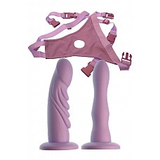Женский страпон с 2 насадками-фаллосами (Dream toys 50675) 
Женский страпон с 2 насадками-фаллосами. На трусиках, Размер регулируется.