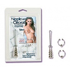    Nipple and Clitoral Body Jewelry Silver 
            .