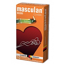 Masculan Classic 3 , 10  *10.     
 Masculan Classic 3 , 10 Dotty+Ribbed.