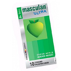 Masculan Ultra 4,  10 . *10   
 Masculan Ultra 4,  10 Green apple.
