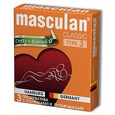   Masculan Classic     (Dotty+Ribbed) 
