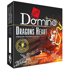 Презервативы Domino Dragon`s Heart №3 
DOMINO-это универсальный презерватив, обладающий такими качествами, как высокая эластичность, прочность и максимальная безопасность при использовании.