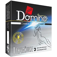 Презервативы Domino Тончайшие №3 
Domino Тончайшие №3 классической формы, супертонкие ,элитные презервативы.