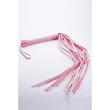 Плеть розовая 
Гладкая плеть (флоггер) изготовлена из искусственной кожи.