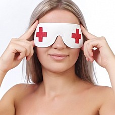 Маска на глаза кожаная "медсестра" 3088-3 
Игривый образ дополняет маска 3088-3 медсестры.
