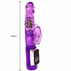 Вибратор Кролик фиолетовый BW-037302 
Специально для поклонниц современных технологий и максимального набора функций в одной модели секс игрушки № вибромассажер-ротатор со стимулятором клитора.