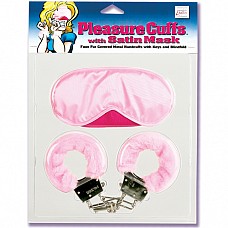 Набор из розовой маски и наручников 2742-04 CD SE 
Сатиновая маска и меховые наручники розового цвета.