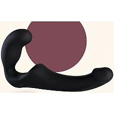 Безремневой черный страпон Share 
SHARE изготовлен из чистого медицинского силикона, с совершенной анатомически разработаной формой, позволяет Вам окунуться в новую роль. 