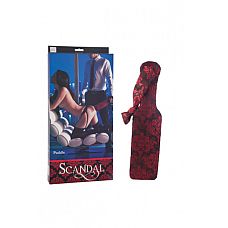 Шлепалка Scandal Paddle в атласе черно-красная 
Шлепалка из чувственной премиум-коллекции эротических аксессуаров Scandal.