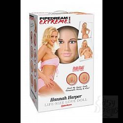    Pipedream Extreme Dollz Hannah Harper Life-Size Love Doll   .