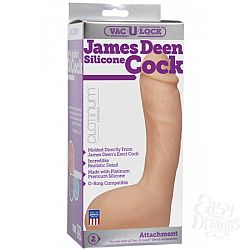 Doc Johnson Enterprises    Vac-U-Lock - James Deen Silicone Cock 9   
