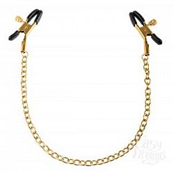  ׸      Gold Chain Nipple Clamps