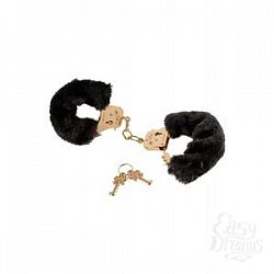       GOLD DELUXE FURRY CUFFS 