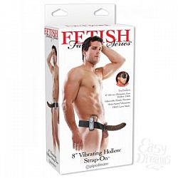      Vibrating Hollow Strap-On - 20,3 .