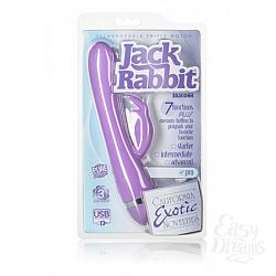 California Exotic Novelties   ReCNargeable Triple Motor Jack Rabbit - Purple (NEW) 