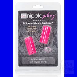 California Exotic Novelties -   Nipple play Silicone Nipple Suckers - Pink