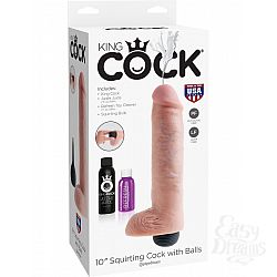   King Cock 10  Squirting Cock    - 25,4 .