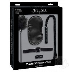 PipeDream     Fetish Fantasy Limited Edition Tease-N-Please Kit - Black