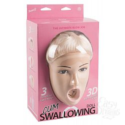  Надувная секс-кукла Cum Swallowing с вибрацией
