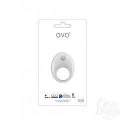 OVO   B10 VIBRATING RING WHITE