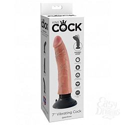   King Cock - 7 Vibrating Cock Flesh