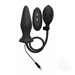  ׸        Inflatable Vibrating Silicone Plug - 12,2 .