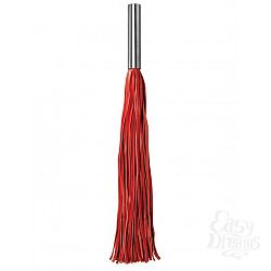    Leather Whip Metal Long - 49,5 .
